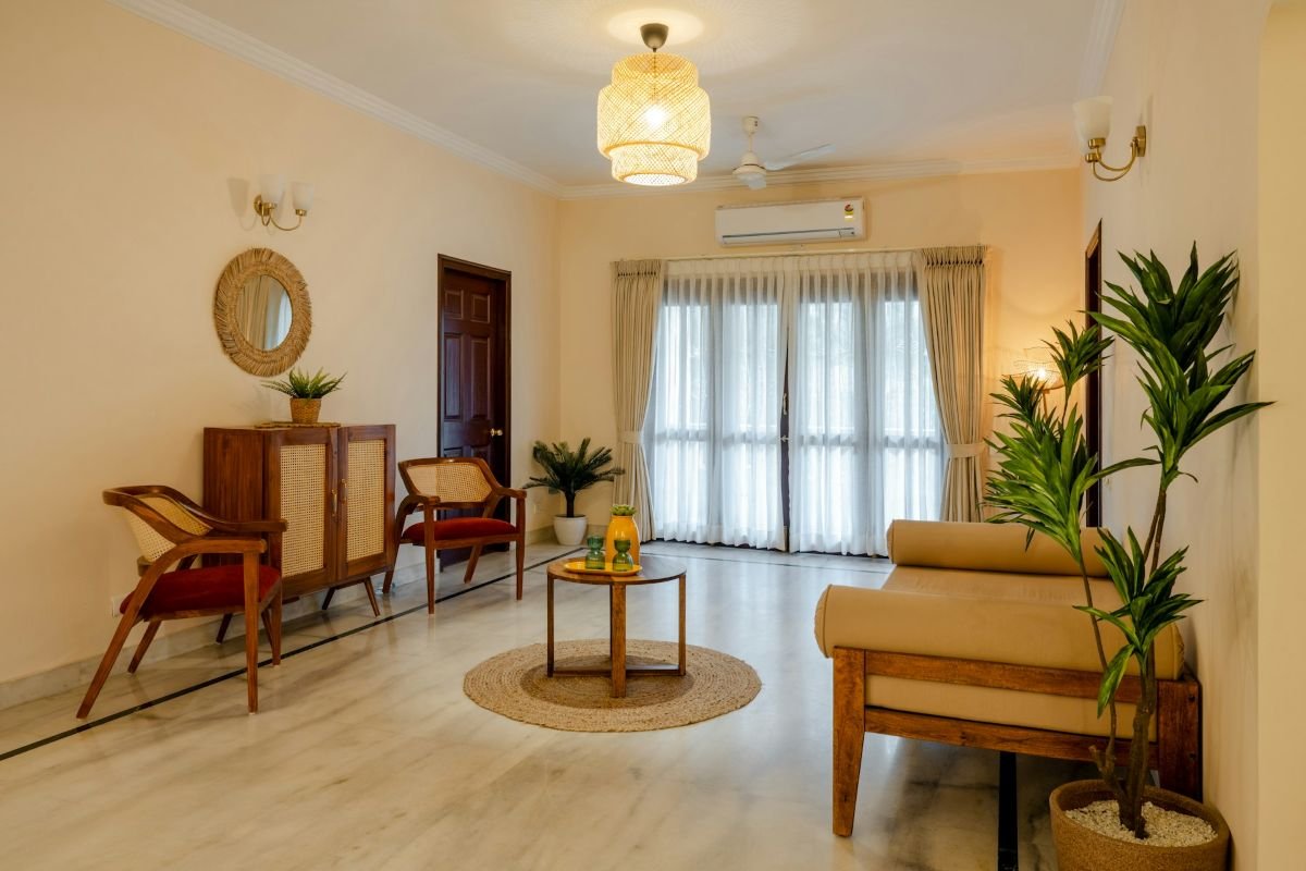 Warm Lighting in Living Rooms